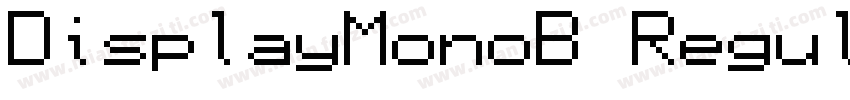 DisplayMonoB Regular字体转换